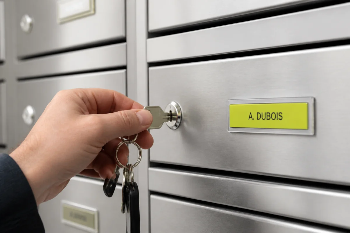 serrure boite aux lettres collectives