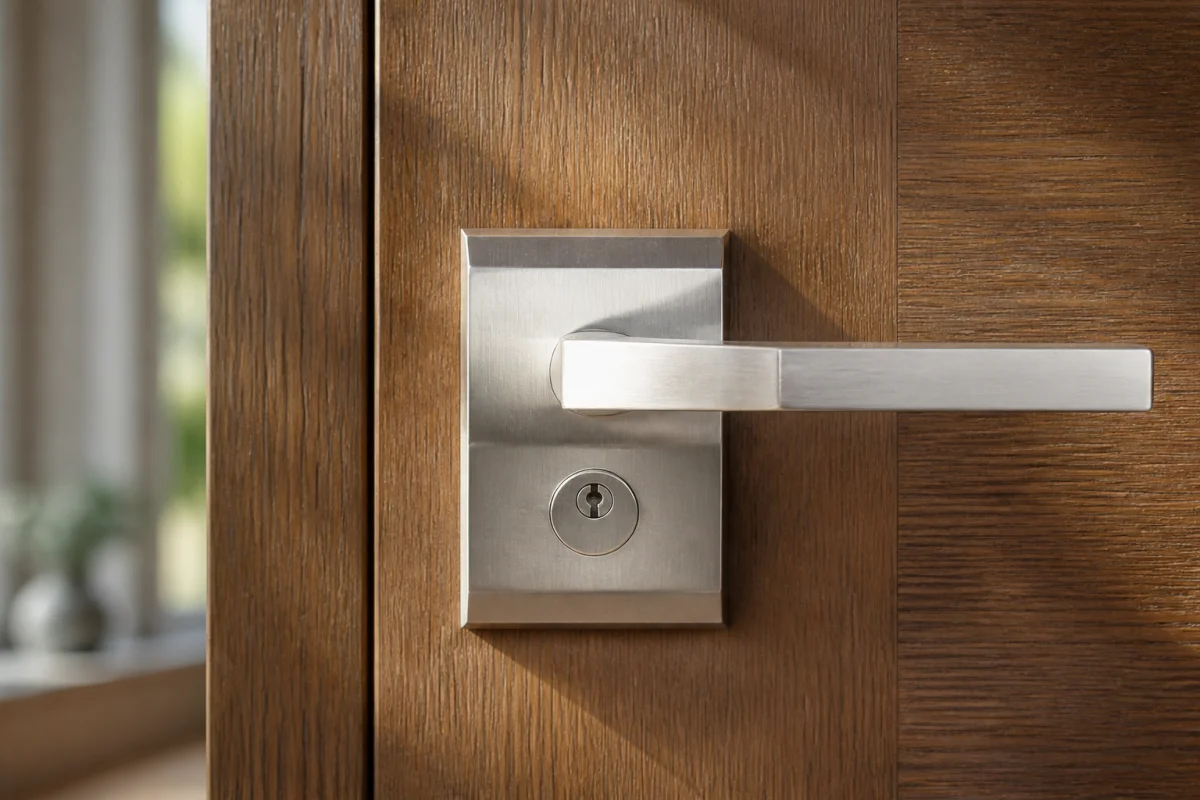 poignée de porte avec serrure