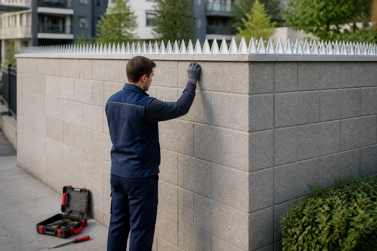 anti escalade mur