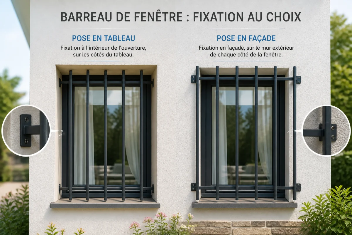 barreau pour fenêtre