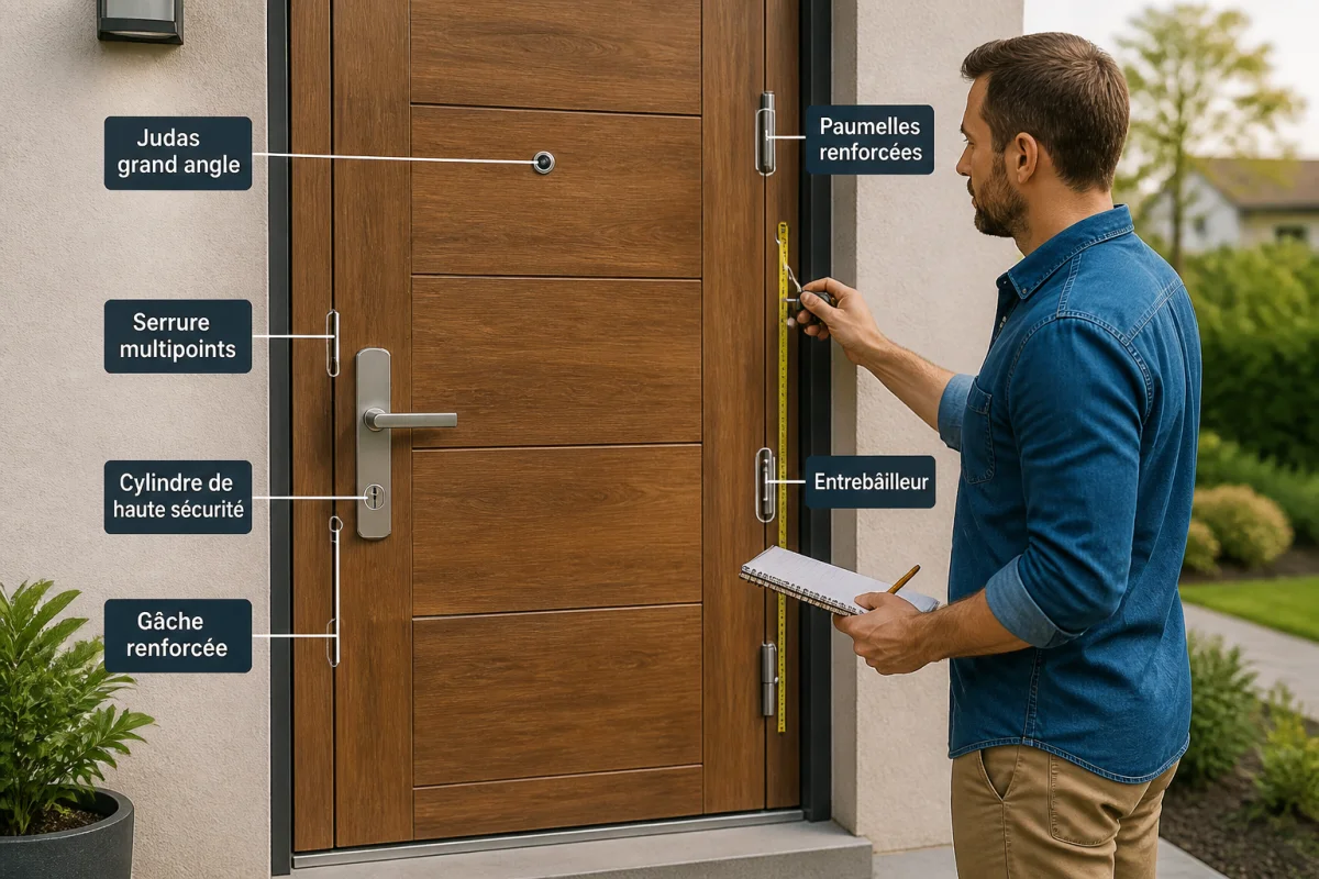 Sécurité d’une porte d’entrée et solutions concrètes pour mieux protéger son logement