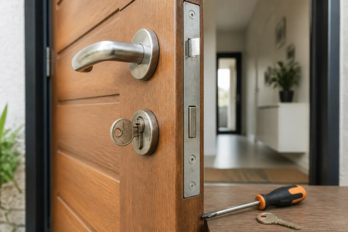 Porte d’entrée bloquée que faire pour ouvrir et sécuriser